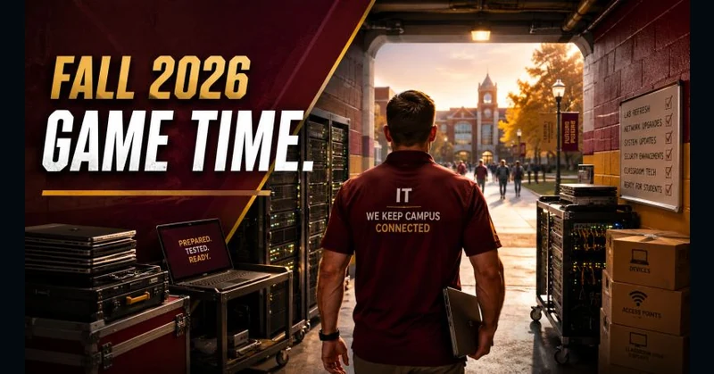 Fall 2026 is almost here.