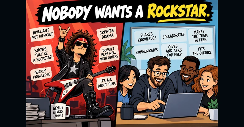 Nobody Wants a Rockstar. 🎸